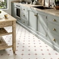 thumbnail image 3 of 10Pcs Minimalist Floral Peel and Stick Floor Tiles， 12x12 Covers 10 Sq. Ft. SelfAdhesive DIY Vinyl Flooring， Removable and Waterproof Sticker for Living Room， Bathroom， Kitchen， Staircase, 3 of 8