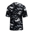 thumbnail image 5 of Halloween Shirts for Men Witch Hat Castle Print Crew Neck Fall Tees Candy Graphic Short Sleeve Cute Vintage Costumes 3XL, 5 of 6
