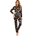 thumbnail image 2 of Halloween Family Matching Pajamas Set, Fall Sleepwear, Ghost & Pumpkin Printed Holiday Sleepwear, Soft Loungewear PJs Outfit, 2 of 5