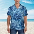 thumbnail image 4 of Goofa Vintage Floral Hawaiian Shirt for Men, Unisex Summer Beach Casual Short Sleeve Button Down Shirts,Aloha Tropical Floral print shirt-, 4 of 9