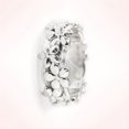 thumbnail image 6 of KDSJSXW Wedding Rings Flower Shape Around Rings Women Fashion Trend Full Flower Ring Ladies Jewelry Diamond Rings for Women Size 5 11 Chunky Rings Women Rings Wedding Rings(Silver,8), 6 of 6