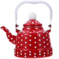 thumbnail image 4 of Heating Water Kettle Enamel Classic Design Mental Dormitory Hotel Restaurant Office 17X16X8CM 1Pcs, 4 of 4