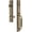 Gold, variant on Grandeur 850052 Fifth Avenue Solid Brass Rose Right Handed Dummy "C" Grip Handleset - Grey