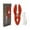 Red, variant on Cooking Utensils Seafood Tools Set for Crabs Lobster Includes Deveiner Scissors Fork Pick and Shellfish Kit by Cooking Utensils Category