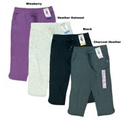 Eddie Bauer Women's Comfy Lightweight French Terry Capri Pants w/ Pockets (Wineberry, S)