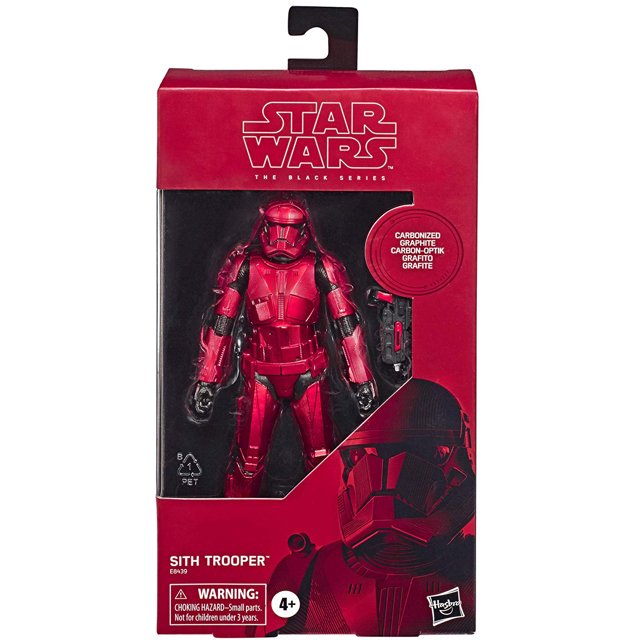 Star Wars The Black Series 6 Inch Action Figure Carbonized Graphite Series - Red Metallic Sith Trooper #92 Exclusive