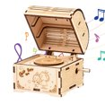 thumbnail image 1 of Rompecabezas de madera 3D caja de música clásica decoración del hogar juguetes educativos de madera duraderos portátiles para niños, 1 of 5