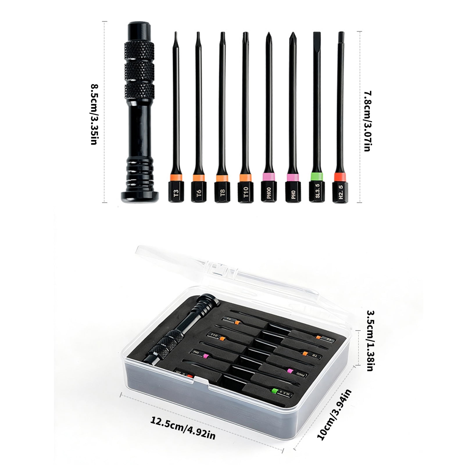 Screwdriver Set For Fishing Reel Features Rustproof Alloy Steel Construction And Rotating Handle
