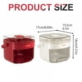 thumbnail image 3 of HIBIBUD Portable Countertop Ice Maker Machine - With Handle&Basket,48 Ice Cubes (White&Red),for Home/Kitchen/Camping/RV, 3 of 7