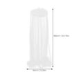 thumbnail image 2 of Foxnovo Safe and Strong Romantic Bed Netting for Student Bedrooms - 2Pcs, 2 of 8