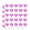 Opaque, variant on Cute Kawaii Rainbow Unicorn Chibi Heart Shaped Planner Calendar Scrapbook Craft Stickers