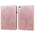 thumbnail image 2 of iPad 10th Generation Case 10.9 Inch 2022,TECH CIRCLE Slim Lightweight PU Leather Flip Smart Stand Wallet Cover with Hand Strap Auto Wake/Sleep Protective Folio Cover for iPad 10th Gen 2022,  Rosegold, 2 of 12