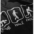 thumbnail image 5 of Crawl Walk Hockey Street Sign Humor Toddler Boy Girl T Shirt Infant Toddler Brisco Brands 24M, 5 of 6