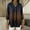 A1 Black, variant on Women's Stand Collar Frog Button Linen Cotton Shirt Jacket Long Sleeve Oversized Relaxed Fit Side Pockets Vintage Chinese Zen Style Spring Autumn Layering Outer Coat Brown L