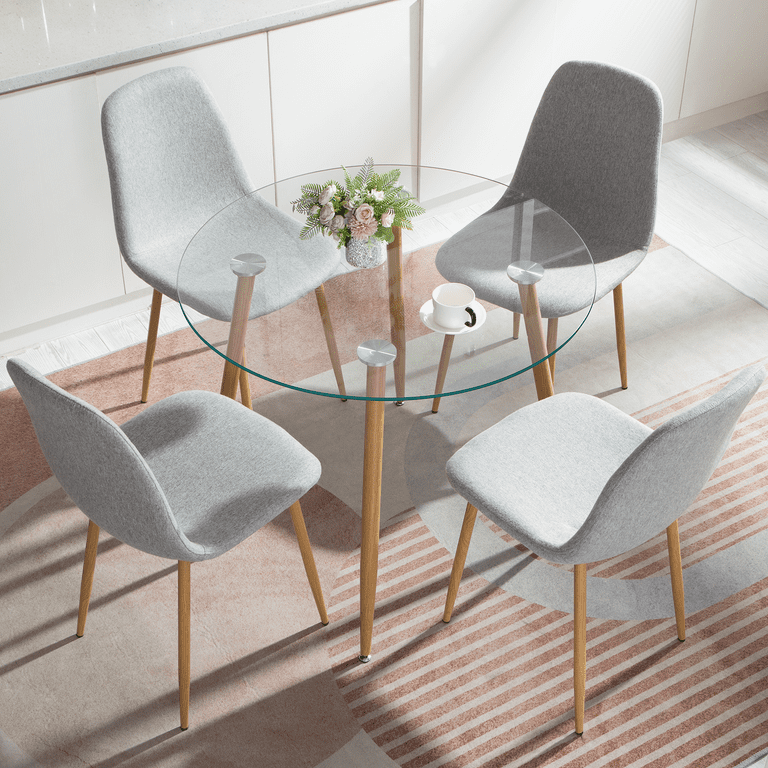 Space saving table and chairs grey clearance