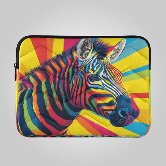 RMDQTR 16in Laptop Bag Briefcases Computer Inner Bags Computer Bags Laptop Sleeves Work Travel School Bag Art Illustration Of A Zebra