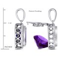 thumbnail image 2 of Switch-It Gems� Interchangeable Simulated Amethyst Pendant Necklace Set with 12 Round 10mm Simulated Birth Months Includ, 2 of 9