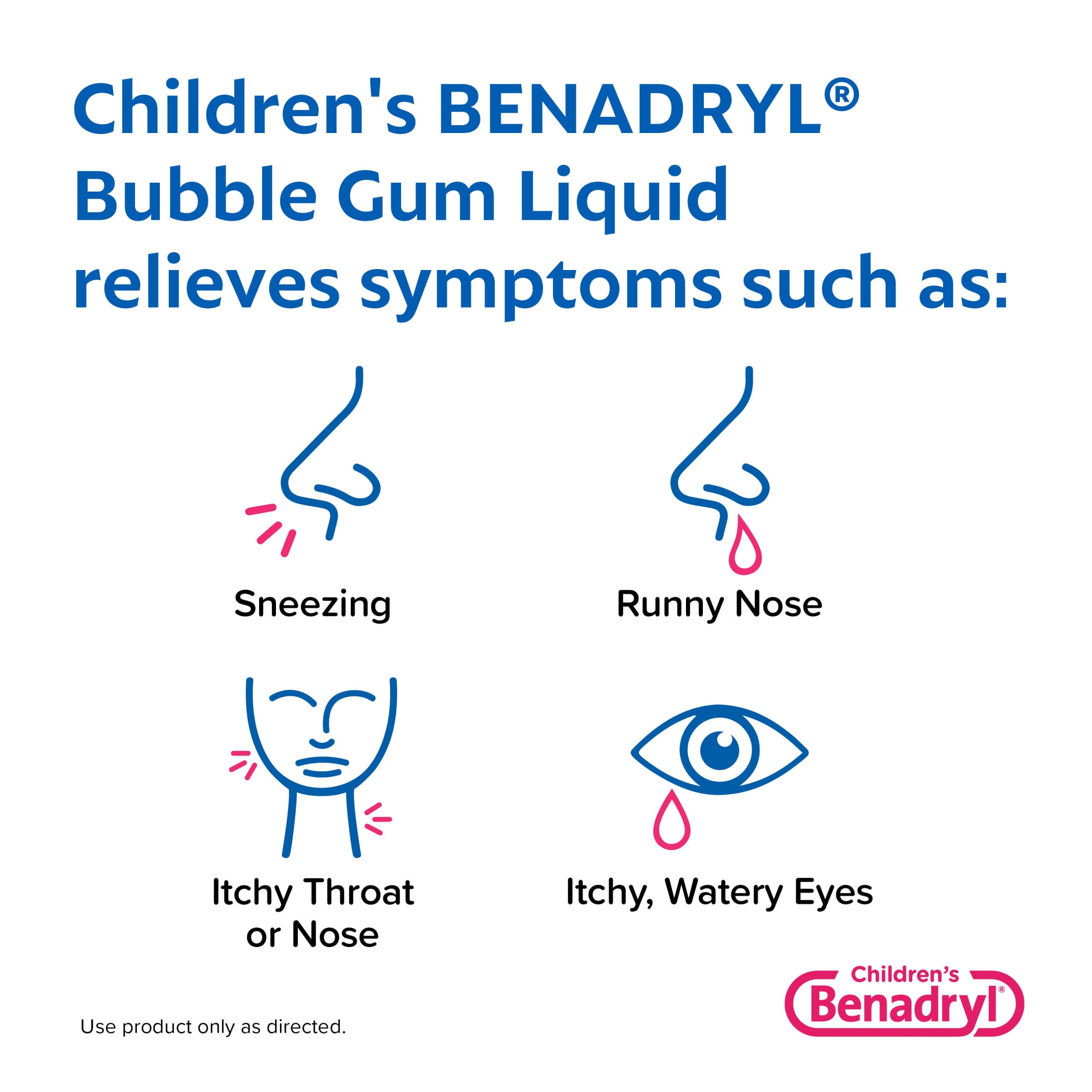 Children's Benadryl DyeFree Allergy Liquid, Bubble Gum, 8 fl. oz Best