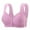 Purples, variant on Front Closure Padded Bralette for Women, Support Senior Friendly Bras, No Underwire Full Cup Brassiere