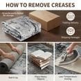 thumbnail image 6 of KoshiMe Area Rug 9'x12', Washable Non-Slip Modern Neutral Abstract Rugs for Living Room, Soft Stain Resistant Low Pile Carpet for Dining Room Office, Blue Black, 6 of 9