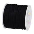 thumbnail image 1 of Abbracc 90m/roll Macrame Cord Nylon Cord briaded string beading thread Black, 1 of 7