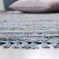 thumbnail image 3 of Safavieh Rag Rug Collection RAR121D Handmade Boho Stripe Cotton Runner, 23" x 8 , Purple / Multi, 3 of 5