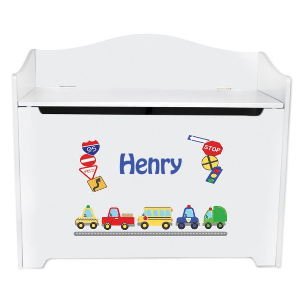 boys personalized toy box walmart