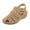 Brown, variant on Qiaocaity Womens Summer Sandals with Arch Support Casual Comfortable Wedge Sandals Shoes Brown Size 7