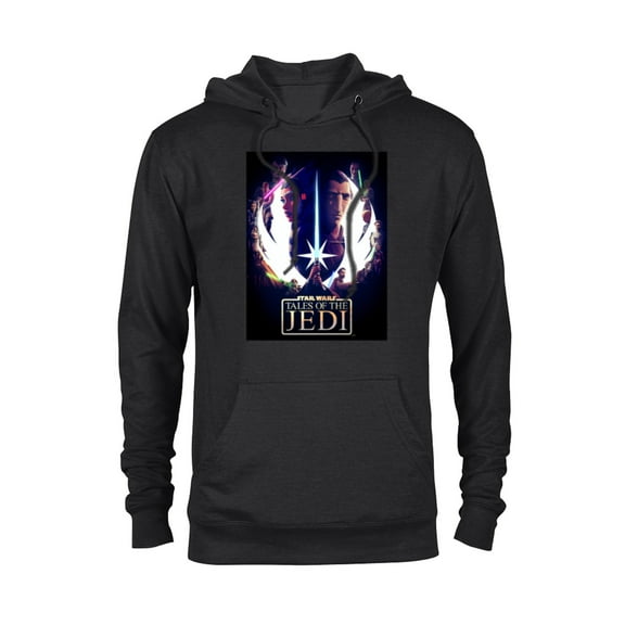 Star Wars Tales of the Jedi Ahsoka and Dooku Disney - Pullover Hoodie for Adults - Customized-Black