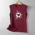thumbnail image 4 of ZyeKqe Tank Top for Women Sleeveless Crewneck T Shirts Graphic Print Going out Tops Summer Casual Loose Basic Shirts, 4 of 5
