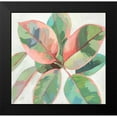 thumbnail image 2 of Jensen, Asia 12x12 Black Modern Framed Museum Art Print Titled - Pink Ficus II, 2 of 5