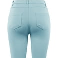 thumbnail image 5 of A2Y Women's Comfort Mordern Stretch Skinny Ponte Pants Sky Blue M, 5 of 7