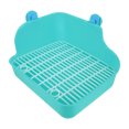 thumbnail image 1 of ORDDIART Green Plastic Potty Trainer for Small Pets Durable Easy to Use Litter Box for Rabbits Ferrets and Hamsters 5.5 x 5.5 x 4.5 Inches, 1 of 6