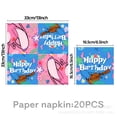 thumbnail image 4 of Stitch Happy Birthday Theme Cartoon Children's Party Supplies Tableware Angel Birthday Decoration Flag, 4 of 6