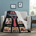 thumbnail image 3 of Customized Blankets with Photos Personalized Pictures Gifts Valentines Day Birthday Mother's Day Blankets, 3 of 5