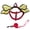 Red, variant on Original Embroidered Bee Wings Harness for Dogs & Cats ,Adjustable straps ,size M/L/XL,gray/red/black