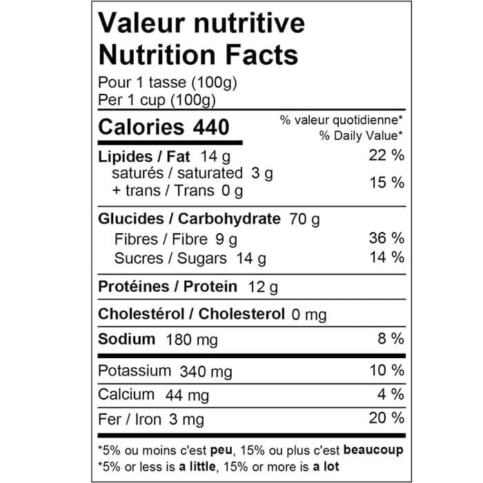 La Fourmi Bionique - Grand Granola Nature Tailles Multiples