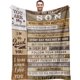 thumbnail image 1 of LHSHID Gifts for Dad Dad Birthday Gift Fathers Day Dad Gifts from Daughter Son Birthday Gifts for Dad Best Dad Ever Gifts to My Dad Blanket Gifts for Dad Who Have Everything Blanket 30"x40", 1 of 7