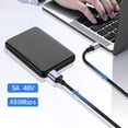 thumbnail image 2 of WINDLAND USB Type-C to C Cable PD 240W Fast Charging Cable for Game Switches Laptop Notebook Phone Charger Cord 480Mbps, 2 of 11