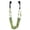 Green, variant on Yihuala Yoga Strap Waist Back Leg Stretch Fitness Strap, Adjustable Yoga Exercise Band, Back Bend Split Inversion Strap for Yoga