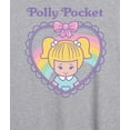 thumbnail image 3 of Polly Pocket - Polly Pocket Heart - Women's Oversized Graphic T-Shirt, 3 of 5