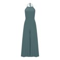 thumbnail image 5 of Fashion Jumpsuits for Women Dressy Plus Size Loose Casual Flat Shoulder Wrapped Chest Wide Leg Jumpsuit, 5 of 5