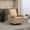 Brown, variant on CARZZI LIFE Swivel Armchair with Short Plush , Modern Accent Chair, Rotating Lounge with 360-Degree, Oversized Accent Chair with Ergonomic High-Density Foam, One-Button Recline for Living Room, Brown