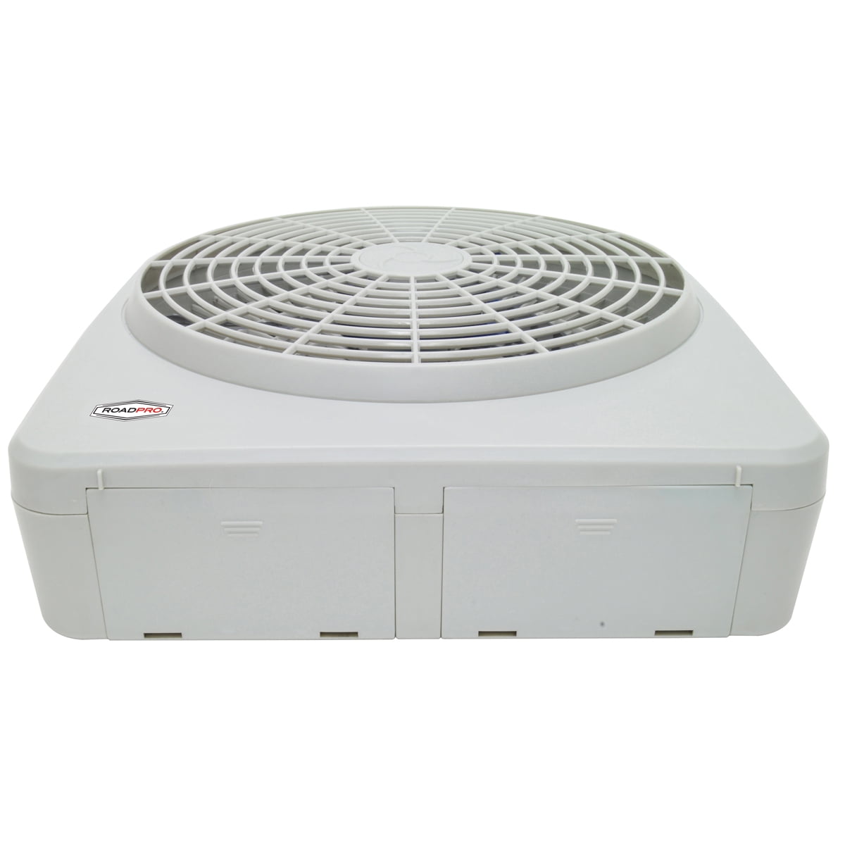 RoadPro Dual Power 12 Volt Plug In Car and RV 10 Inch 2 Speed Portable Fan