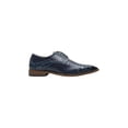 thumbnail image 3 of 25630-400 Stacy Adams Tedesco Cap Toe Oxford Lizard Leather Dress Shoes Blue, 3 of 8
