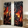 thumbnail image 2 of Erosebridal Magical Dragon Curtains and Drapes (42Wx90L),Wild Animal Curtains Pack of 2 (42Wx90L),Wildlife Bedroom Decor, 2 of 5
