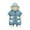 Blue, variant on KYAIGUO Baby Infant Winter Snowsuit for Boys Girls Hooded down Onesies Romper Jumpsuit Puffer down Zipper Coat Jacket 6-24M