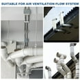 thumbnail image 4 of Uxcell Straight Inline Duct Connector, 2Pcs Plastic Dryer Hose Connector Pipe Fitting Adapter Coupling 5", 4 of 6