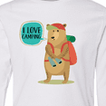 thumbnail image 4 of Inktastic I Love Camping Summer Camp Long Sleeve Youth T-Shirt, 4 of 5
