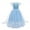 Blue, variant on Girls Elsa Clothes Frozen Princess Fluffy Tulle Party Dress with Cape Christmas Halloween Carnival Cosplay Fancy Dress for Child 7-8 Years Pink